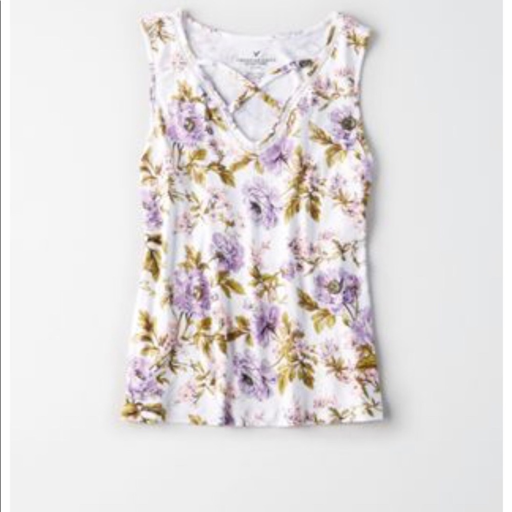 Super Cute, American Eagle cross front tank top
